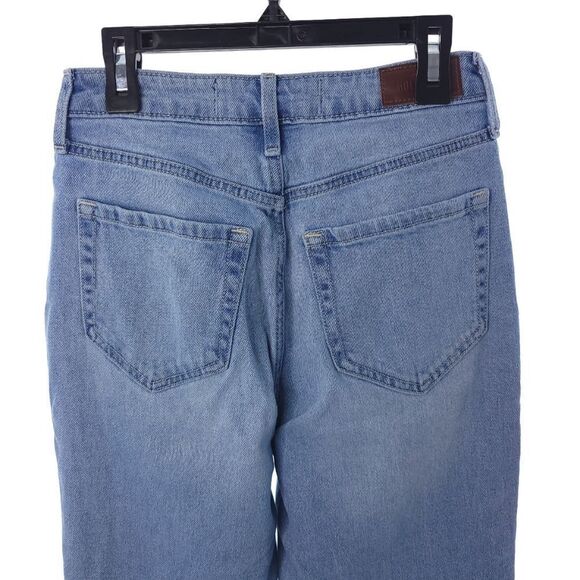 Hollister Sz 1R Ultra High Rise Mom Jean Vintage Stretch Patch Distressed Jeans - Picture 6 of 14